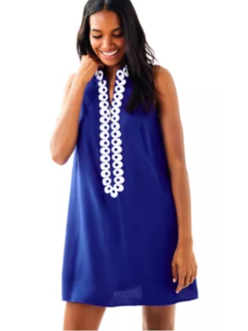 Lilly Pulitzer Women's 0 Blue Jane Shift Dress